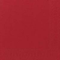 Serviet Duni 33x33cm 3-lag R&oslash;d 125 stk