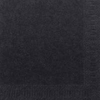 Serviet Duni 33x33cm 3-lag Sort