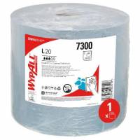 Aft&oslash;rringsrulle Industri Wypall L20 2-lag Perfo. &Oslash;26.5xB23.5cmxL190m Genbrug Bl&aring;