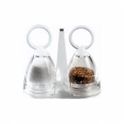 Salt og Pebers&aelig;t Transparent Cruet s&aelig;t