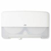 Dispenser toiletpapir Tork jumbo mini T2 twin Hvid
