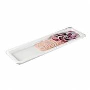 Fad 2/4 GN 53x16x2.5 cm Ovnfast Porcel&aelig;n Hvid