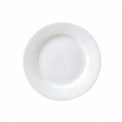 Tallerken Flad med fane Superwhite &Oslash;26 cm Porcel&aelig;n Hvid