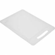 Skærebræt 36x25x0.8 cm med Saf trille PE Plast Hvid