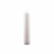 Bloklys &Oslash;50x250 mm Br&aelig;ndetid 39 timer Ren Stearin Hvid