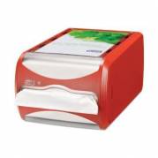 Dispenser serviet Tork XPN N4 Diskmodel R&oslash;d