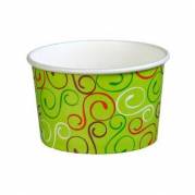 Isb&aelig;ger 120/160 ml 4 oz &Oslash;79x43 mm Pap Green twiddle