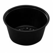 Dressingb&aelig;ger 90 ml 3 oz &Oslash;74x32 mm PP Sort