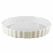 T&aelig;rtefad &Oslash;30.5 cm Glat inderside Porcel&aelig;n Hvid