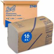 H&aring;ndkl&aelig;deark Scott Interfold Z-Fold 1-lag L24xB20xD8cm Mix Hvid