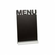 Tavle Securit Menu 21x34x6 cm med Hvid tuschpen med Alu fod