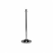 Afsp&aelig;rringsstolpe Securit H100 cm uden Base Krom