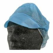 Hygiejnehat Snood cap str M med Skygge/H&aring;rpose Bl&aring;
