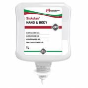 Hudcreme Stokolan Hand and Body 1ltr ECARF med Parfume 8.6\% fedt til dispenser