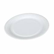 Paptallerken Catersource &Atilde;&tilde;23 cm Kraftig FSC-m&Atilde;&brvbar;rket bionedbrydelig Hvid