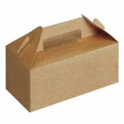 Transportboks 228x122x97 mm med H&aring;ndtag Kraft Brun