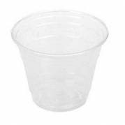 Plastglas 30 cl &Atilde;&tilde;96 mm Bionedbrydelig PLA Klar til Dessert