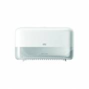 Dispenser Toiletpapir Tork T7 Mid-Size uden Hylse Hvid til 2 rl