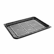 Fad K 234502-1A  34.5x26.5x1.8 cm Lille Plast APET Sort 45397