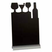 Tavle Skilt Securit Cocktail 26x37 cm med Hvid tuschpen med Alu fod