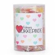 Slikkepind Hjerteform Frugtmix