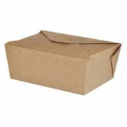 Takeaway æske 1000 ml med biocoating brun 300 stk. 