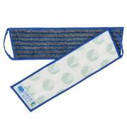 Moppe Velcro Mikro Vision Mop Heavy Duty 40cm Microfiber Svanem&aelig;rket Gr&aring;/Bl&aring; V&aring;d