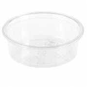 Dressingb&aelig;ger 60 ml &Oslash;76x25 mm Rund Bionedbrydelig PLA Klar