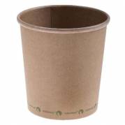 B&Atilde;&brvbar;ger Pap/CPLA Soup-To-Go 480 ml 16 oz &Atilde;&tilde;98x102 mm Bionedbrydelig Brun