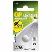 Batteri GP Knapcelle Alkaline LR44 1.5V 1 stk/pk