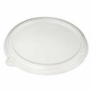 Plastl&Atilde;&yen;g rund &Atilde;&tilde;16 cm Klar RPET til Sk&Atilde;&yen;l rund bagasse