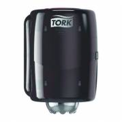 Dispenser H&aring;ndkl&aelig;derulle Tork M2 R&oslash;d/Sort