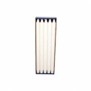 Kronelys &Oslash;22x350 mm Br&aelig;ndetid 14 timer Ren stearin Hvid