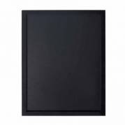 Tavle til v&aelig;g Securit 80x60x1 cm med Ramme Sort