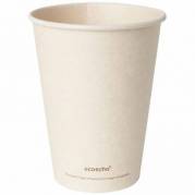Kaffeb&Atilde;&brvbar;ger bagasse/PLA 35 cl &Atilde;&tilde;90 mm Sweet bionedbrydelig