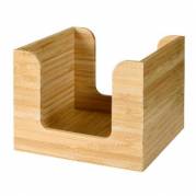 Servietdispenser Duni 13x13 cm Bambus