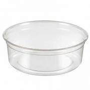 B&aelig;ger Deli 200 ml 8 oz &Oslash;117x36 mm Rund RPET Klar