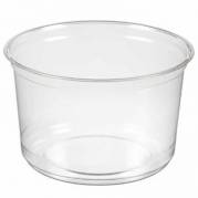 B&aelig;ger Deli 400 ml 16 oz &Oslash;117x69 mm Rund RPET Klar