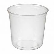 B&aelig;ger Deli 600 ml 24 oz &Oslash;117x104 mm Rund RPET Klar