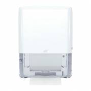 Dispenser H&aring;ndkl&aelig;deark Tork H5 Mini PeakServe Continuous D36.7xB10.1xH49cm Hvid