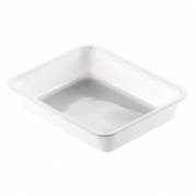 Bakke 1-rum 1200 ml 225x175x43 mm CPET hvid