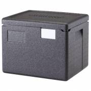 Termokasse Cambro 1/2GN 22,3L 39x33x31.6 cm med l&aring;g EPP Sort
