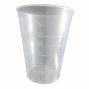 Drikkeb&aelig;ger 185 ml med M&aring;lestreg PP Natur