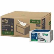Aft&oslash;rringsklud Tork W8  biobaseret kraftig 31,5x38,5cm Hvid
