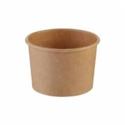 B&aelig;ger rundt 150 ml 5 oz Delicup &Oslash;90 x 48 mm kraft pap/PE Brun