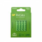 Batteri GP ReCyko Genopladelig AAA 950 mAh 4pak