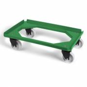 Tralle Mini Moove Standard L60xB40 cm 4 hjul ABS PP gr&oslash;n