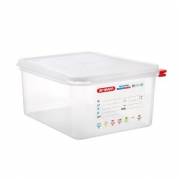Beholder Araven luftt&aelig;t L32.5xB26.5xH15cm 1/2GN 10ltr polypropylen l&aring;g klar