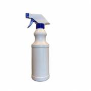 Sprayflaske 500ml med blå sprayer hvid