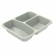Bakke 3-rum 2227-3G rektangul&aelig;r L227xB178xH43mm 545/280/200ml CPET evolve